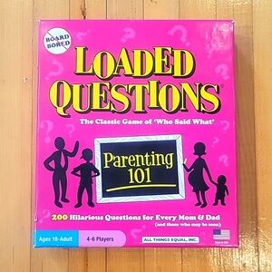 Loaded Questions Adult Game "Parenting 101" NEW cards and pencils Never Opened